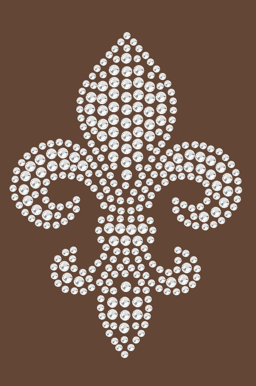 Fleur de Lis (Rhinestone) - Womens T-shirt