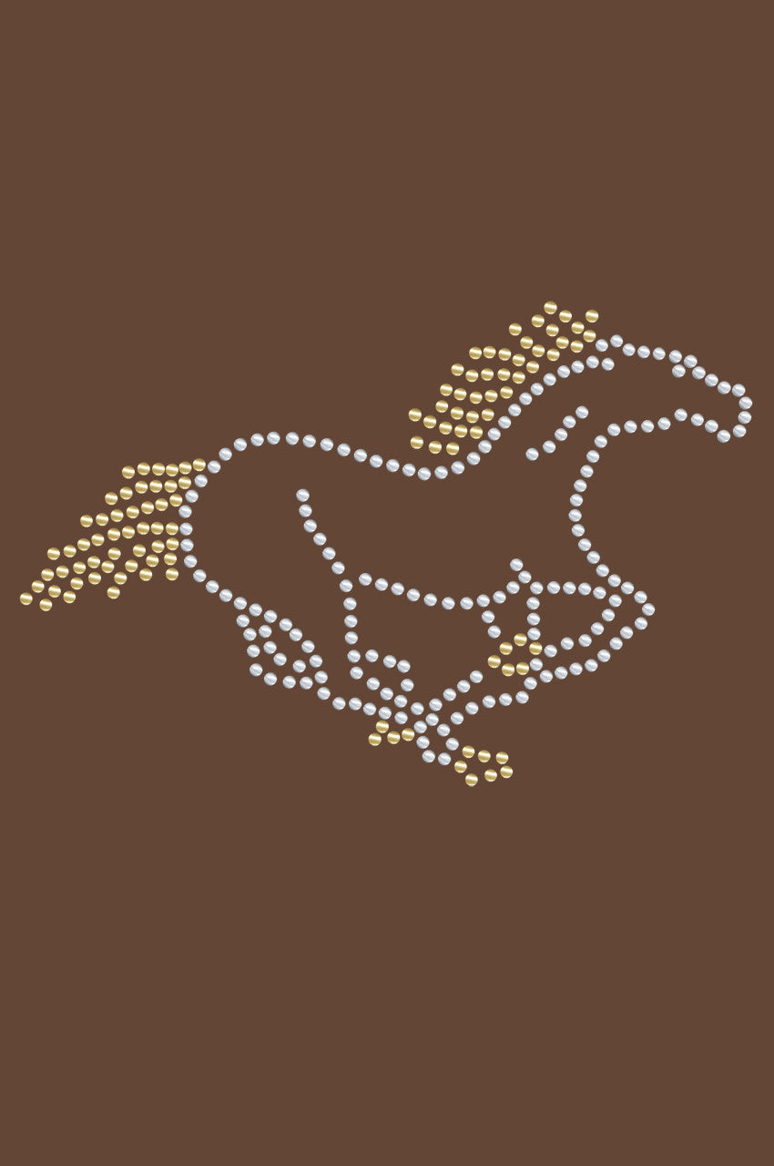 Horse (Running) - Womens T-shirt