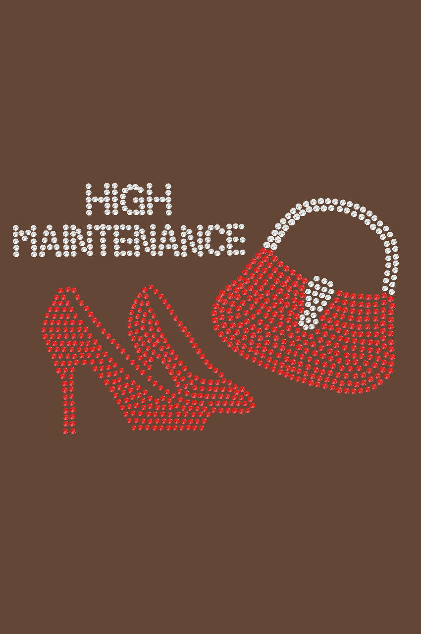 High Maintenance Red Heels & Purse - Womens T-shirt