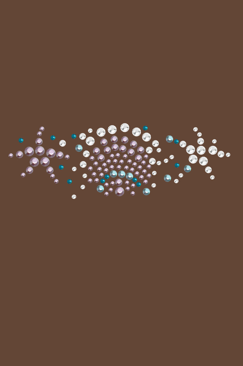 Sea Shells (Small Rhinestone) - Womens T-shirt