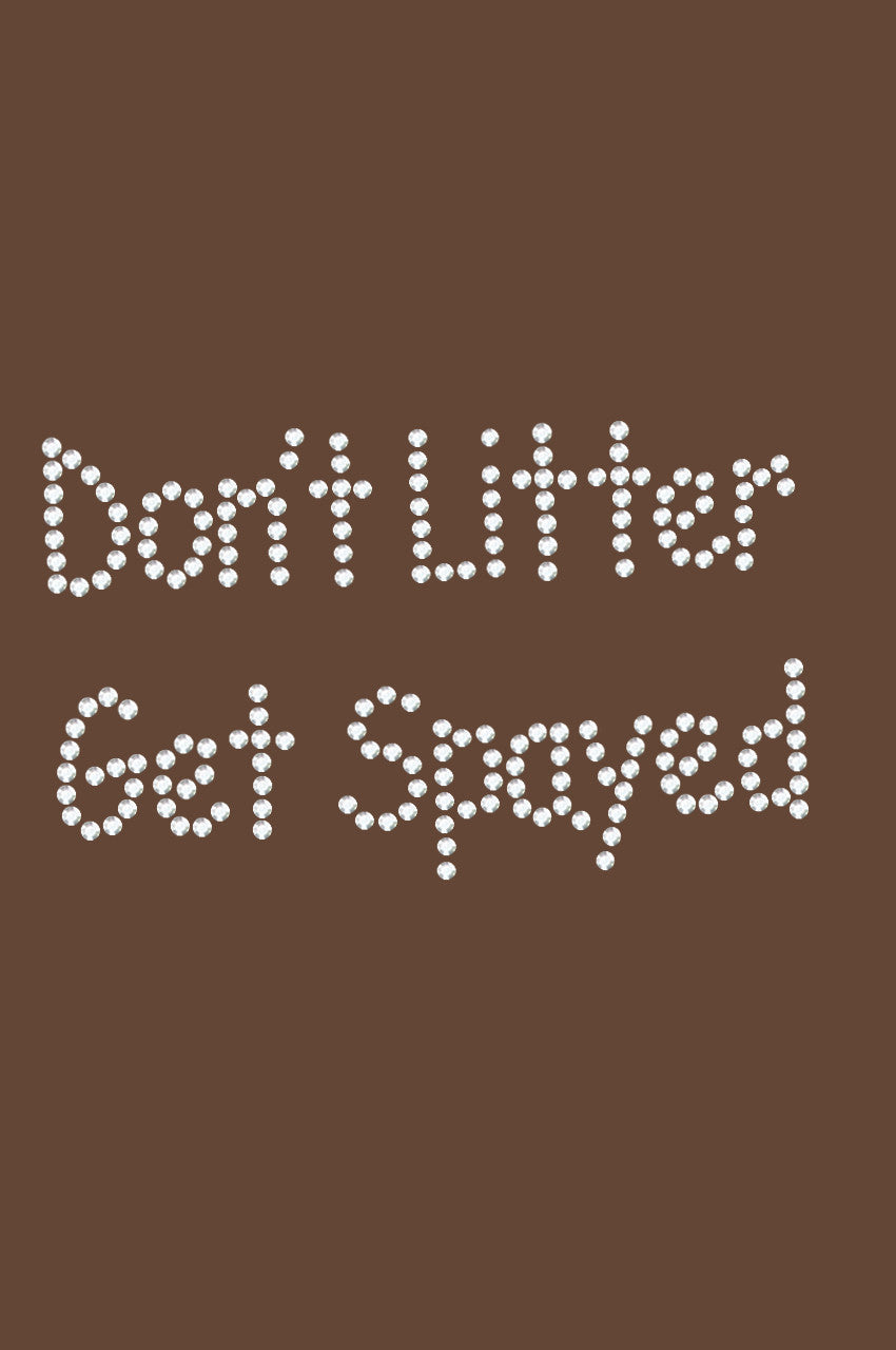 Dont Litter Get Spayed - Bandana