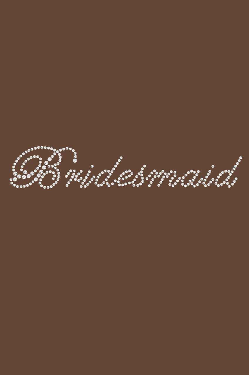 Bridesmaid (Script Letters)- Womens T-shirt