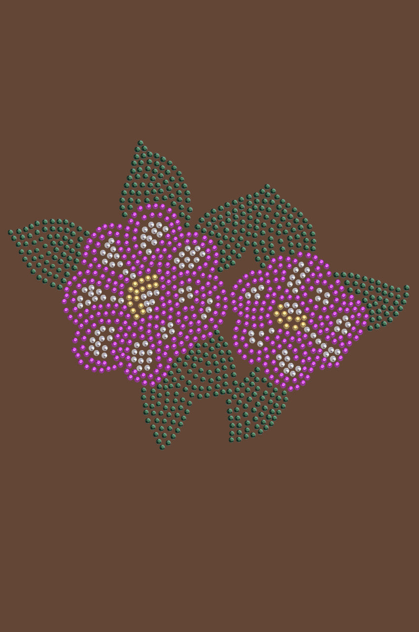 Magenta Flowers - Womens T-shirt