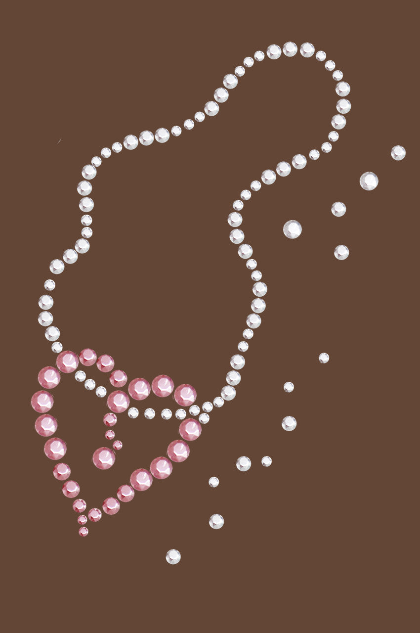 Heart Necklace - Womens T-shirt