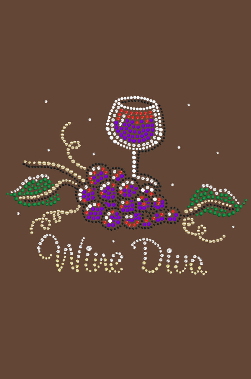 Wine Diva 2 - Womens T-shirt