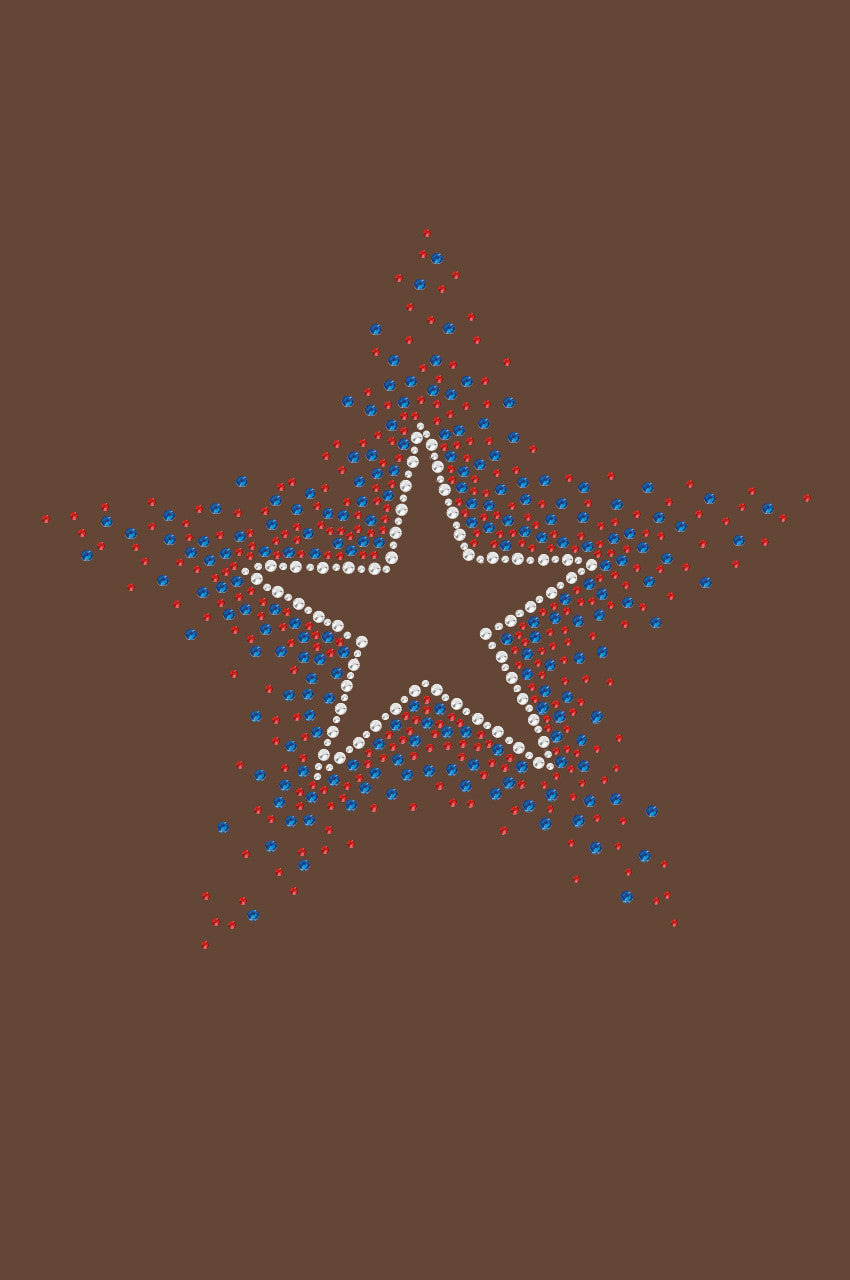 Star (Red & Blue) - Women's T-shirt