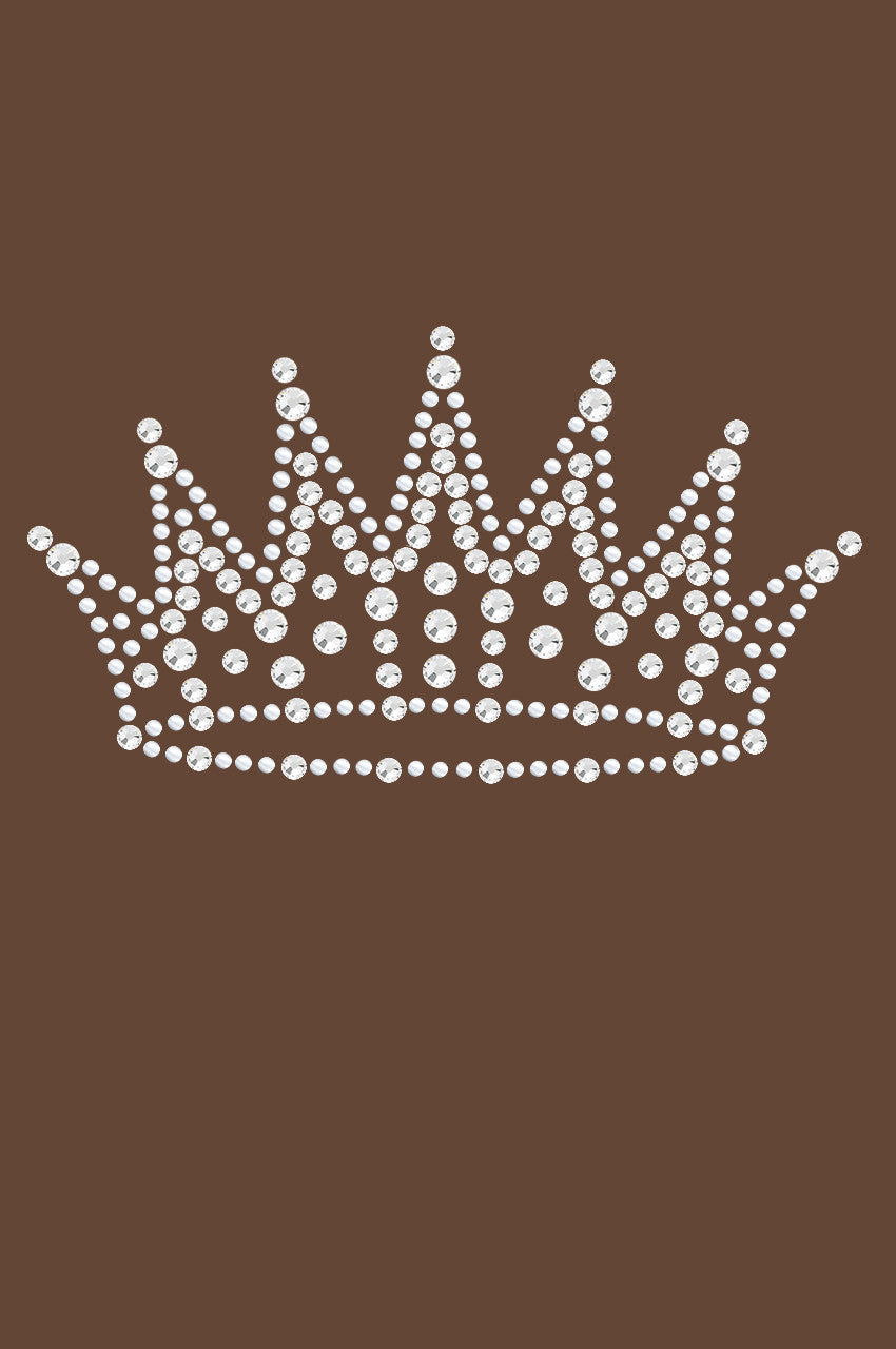 Crown 1 (Austrian crystal Rhinestones) - Womens T-shirt