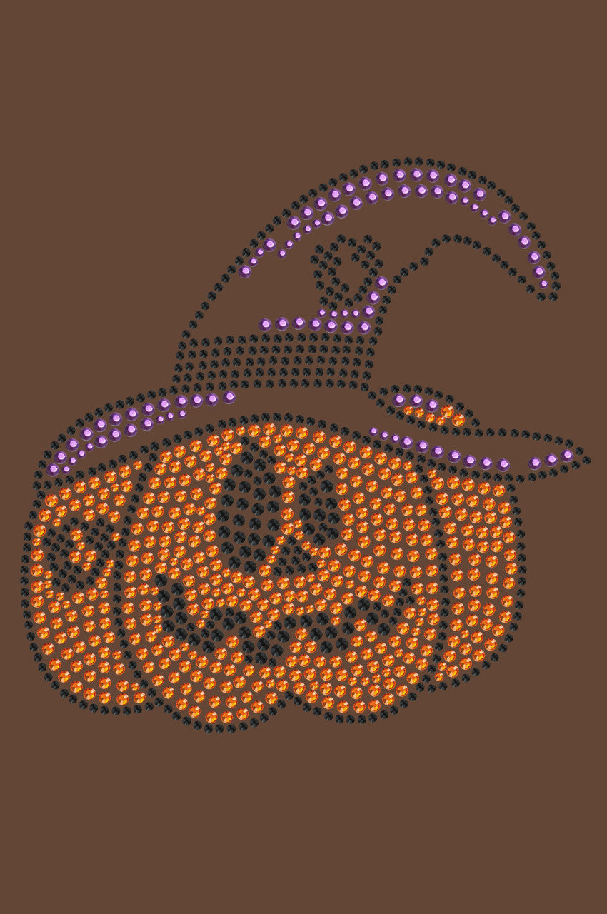 Jack O'Lantern with Hat - Women's T-shirt