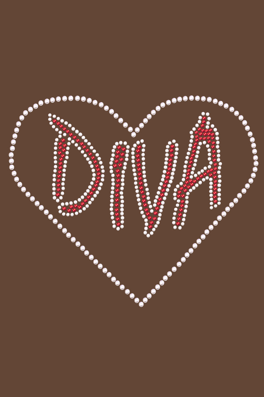 Diva Heart - Womens T-shirt