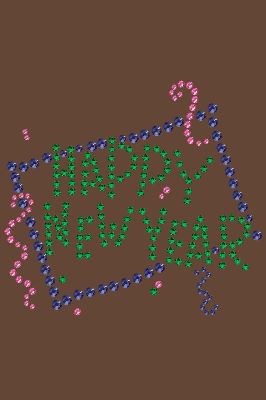 Happy New Year Confetti - Bandanna