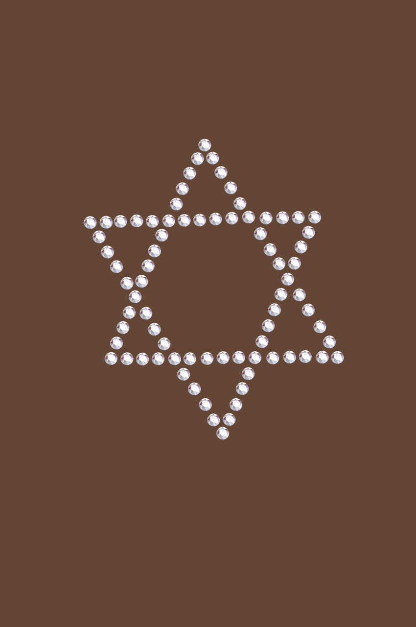 Star of David - Small (Rhinestud) - Womens T-shirt