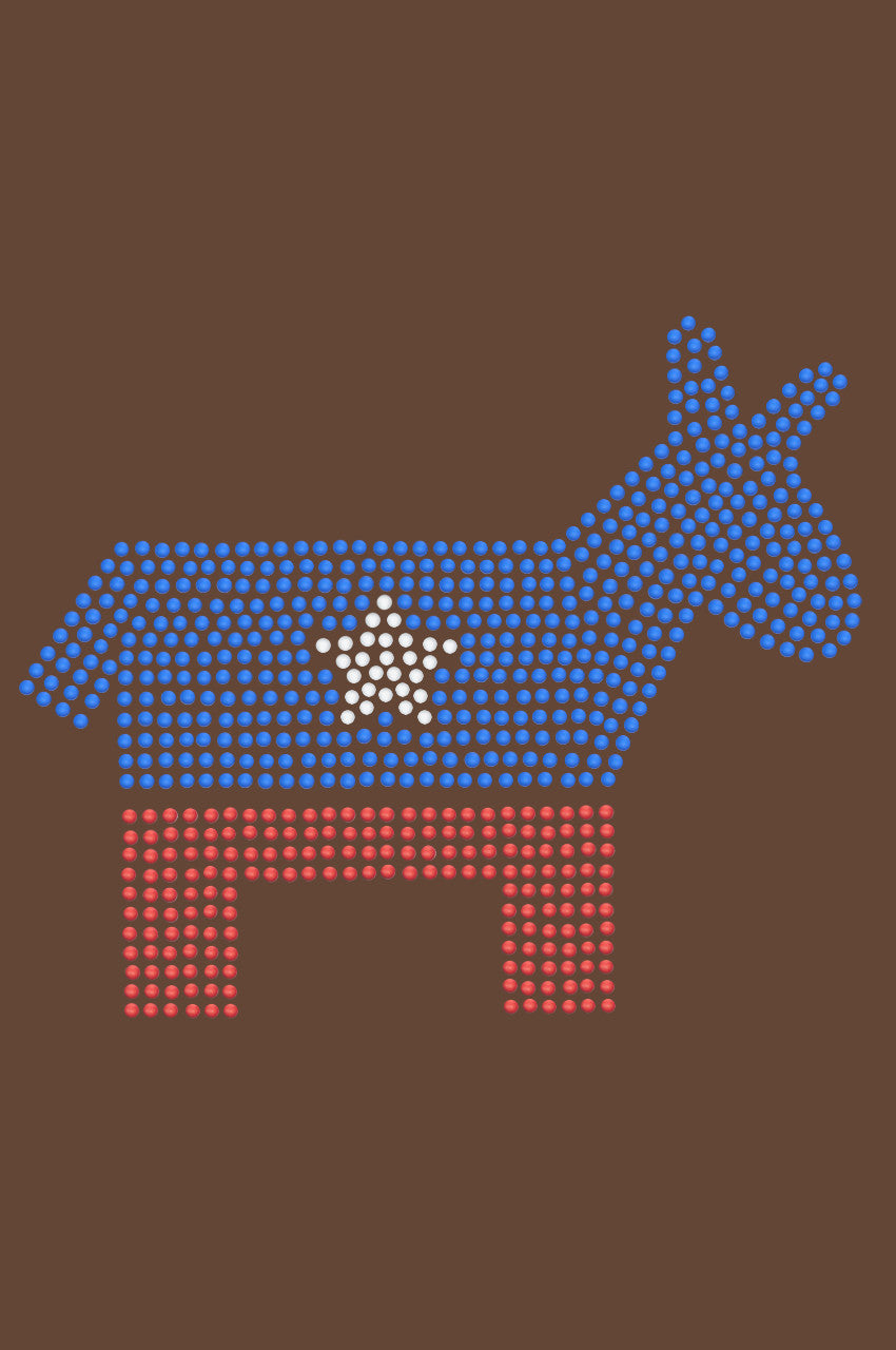 Patriotic Donkey - Womens T-shirt