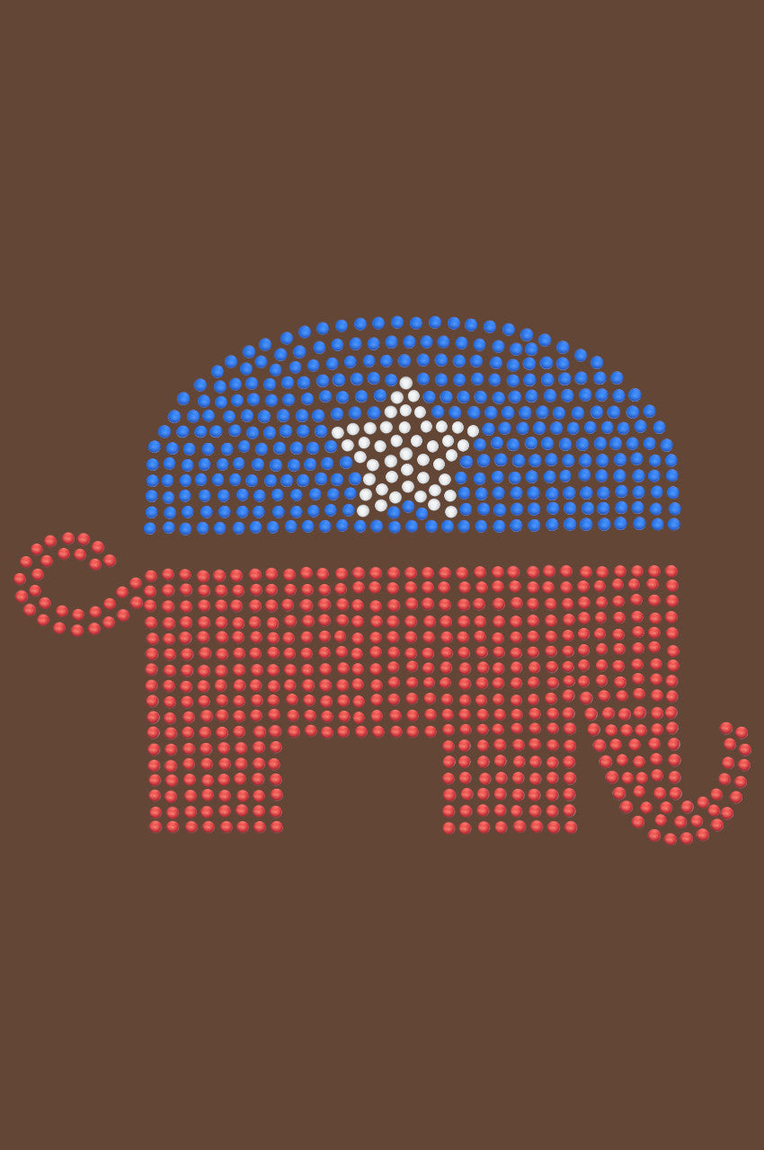 Patriotic Elephant - Women's T-shirt