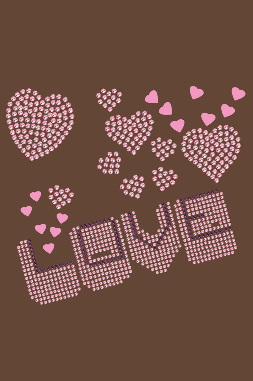 Love Pink & Purple - Womens T-shirt