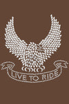 Live to Ride Eagle - Women's T-shirt