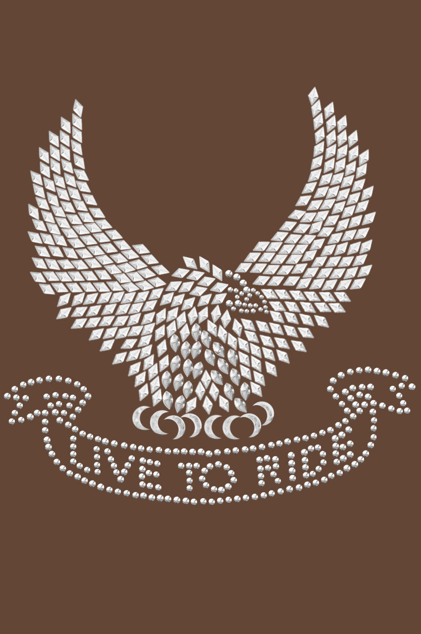 Live to Ride Eagle - Womens T-shirt