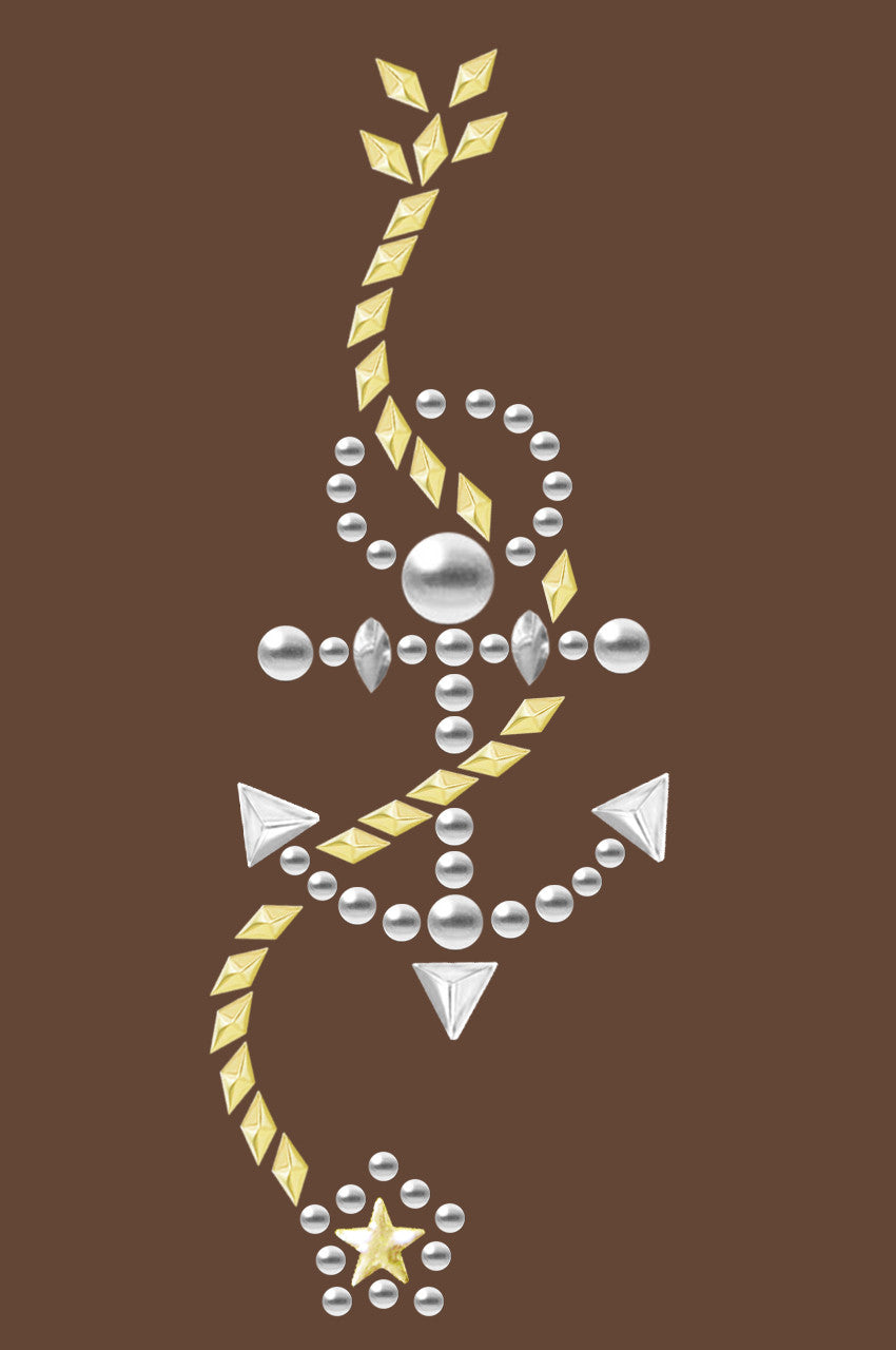 Anchor with Rope (Nailhead) - Bandanna