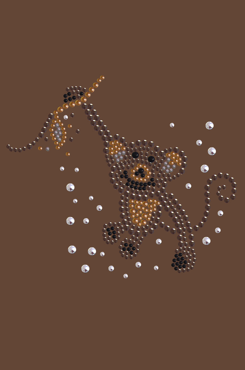 Monkey - Swinging from Vine - Women's T-shirt