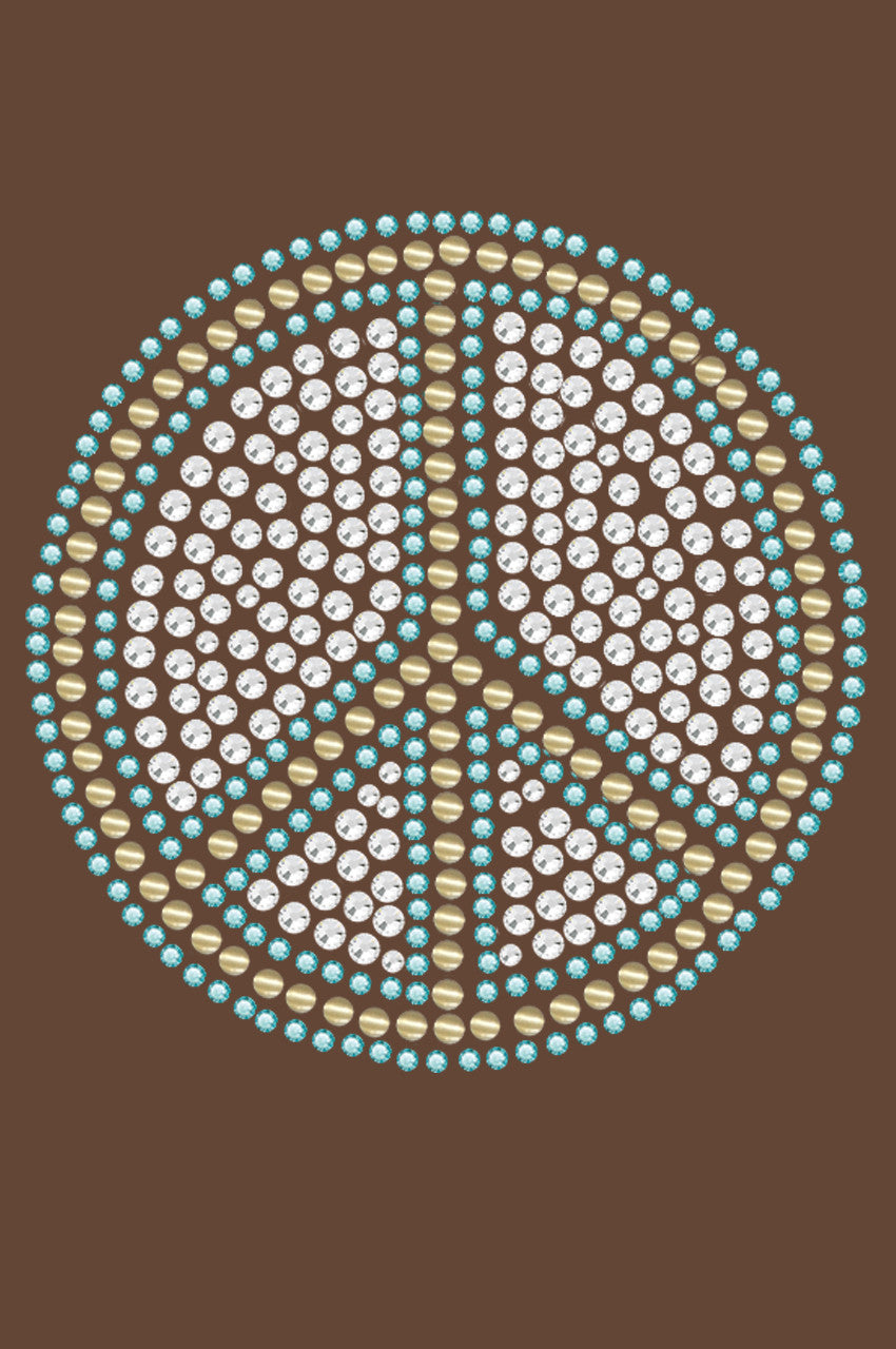 Peace Sign (Blue) - Women's T-shirt