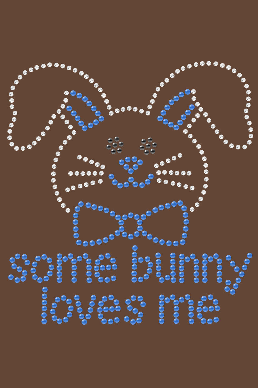 Some Bunny Loves Me (Blue) - Bandanna