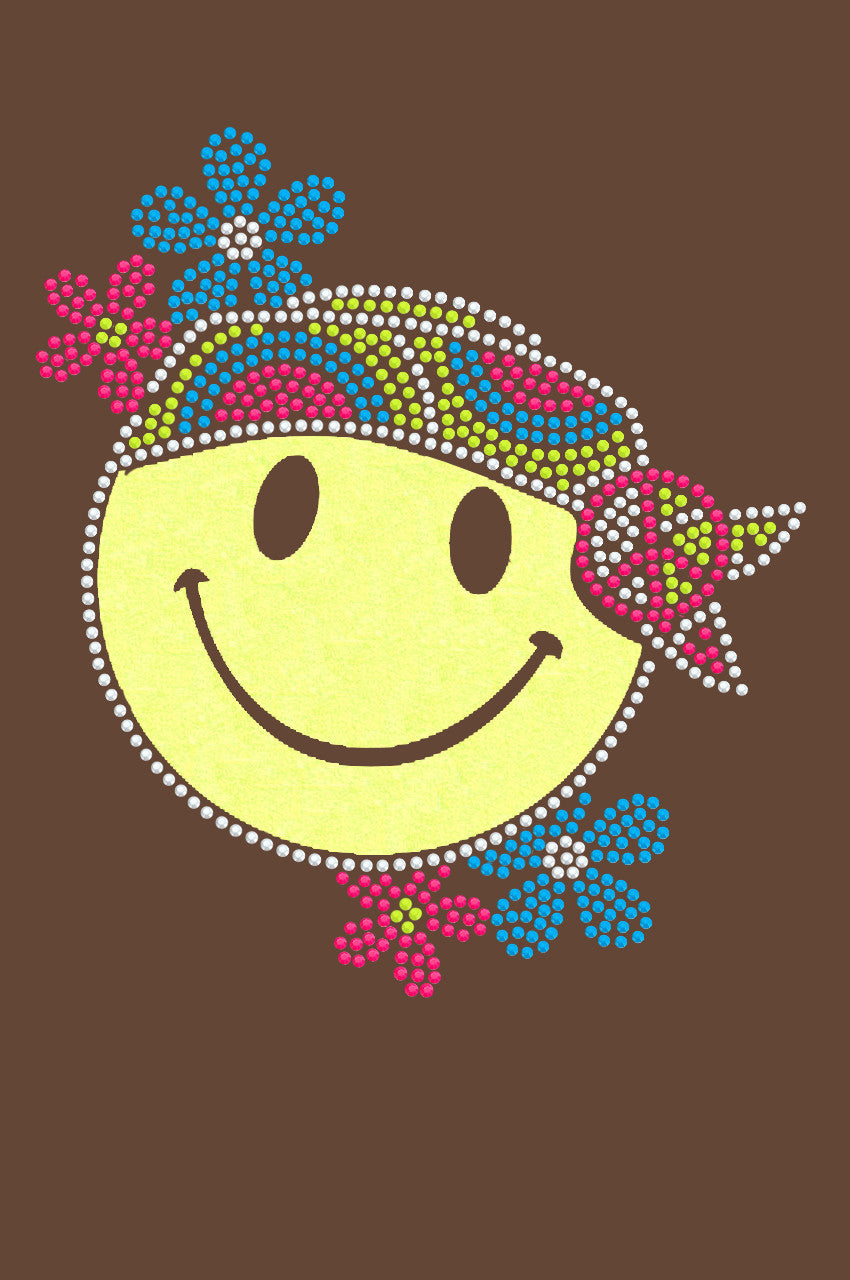 Happy Face Hippy - Womens T-shirt