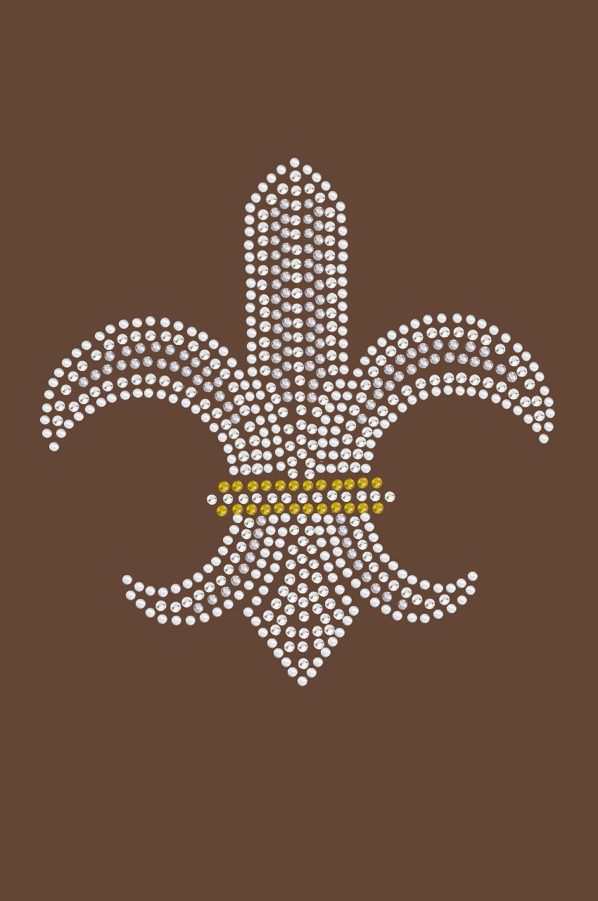 Fleur de Lis (Rhinestones & Nailheads) - Women's T-shirt