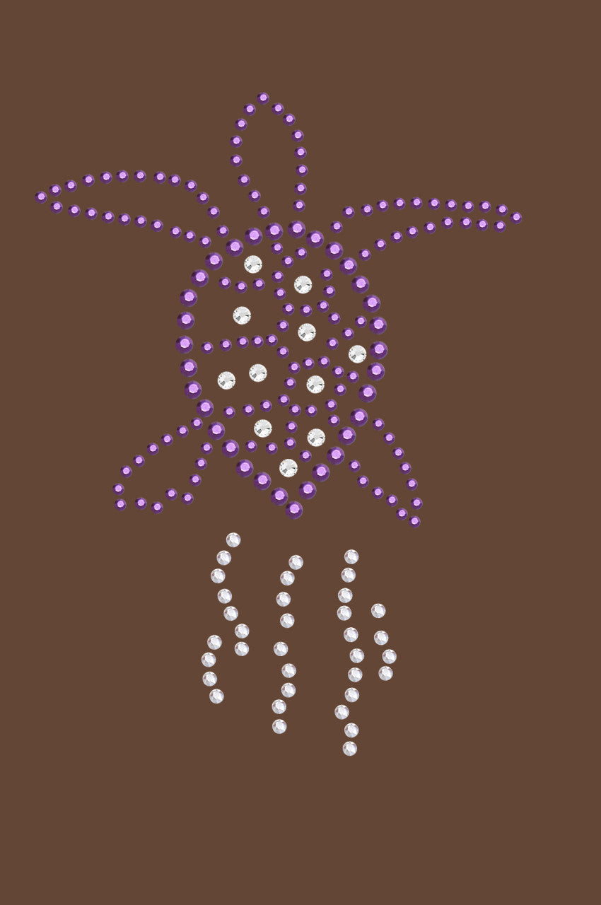 Sea Turtle (Purple) - Womens T-shirt