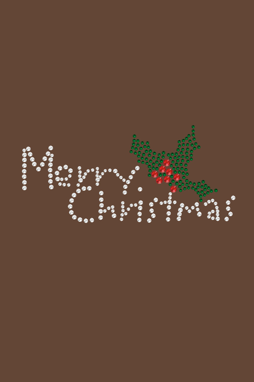 Merry Christmas with Holly - Womens Tee