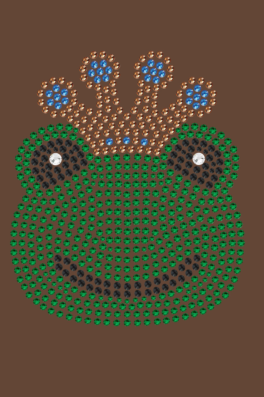 Frog with Blue Crown - Womens T-shirt