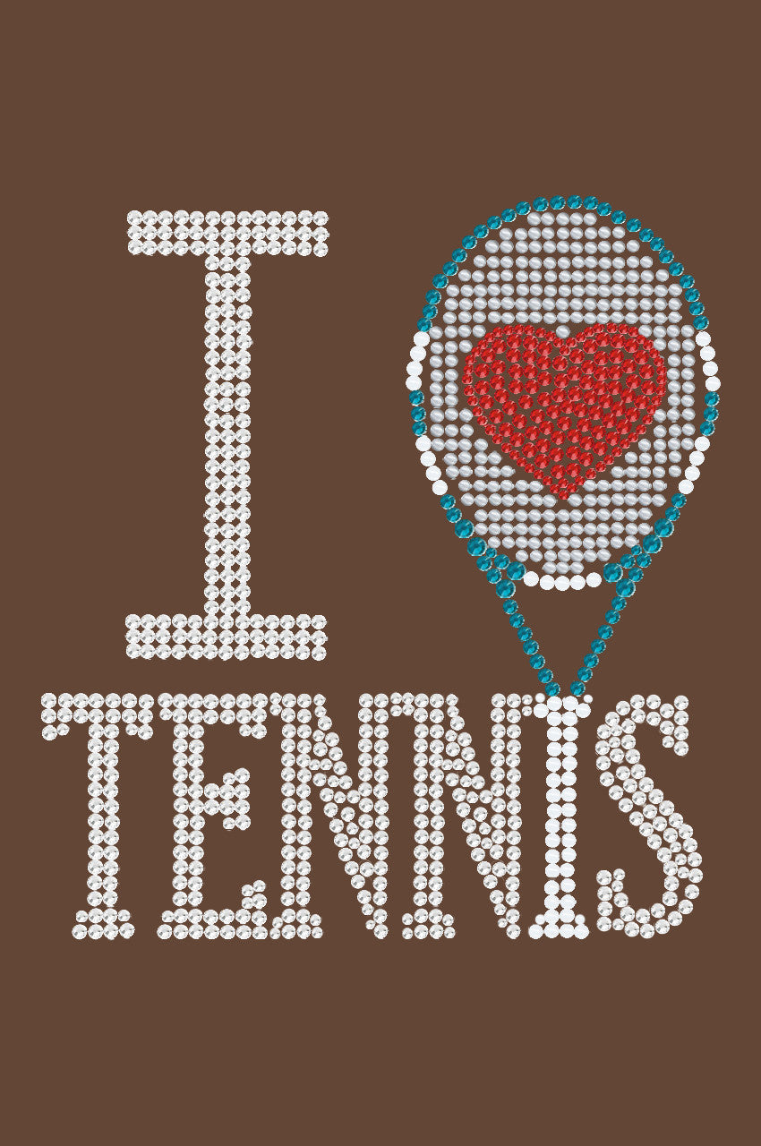 I Love Tennis - Womens Tee