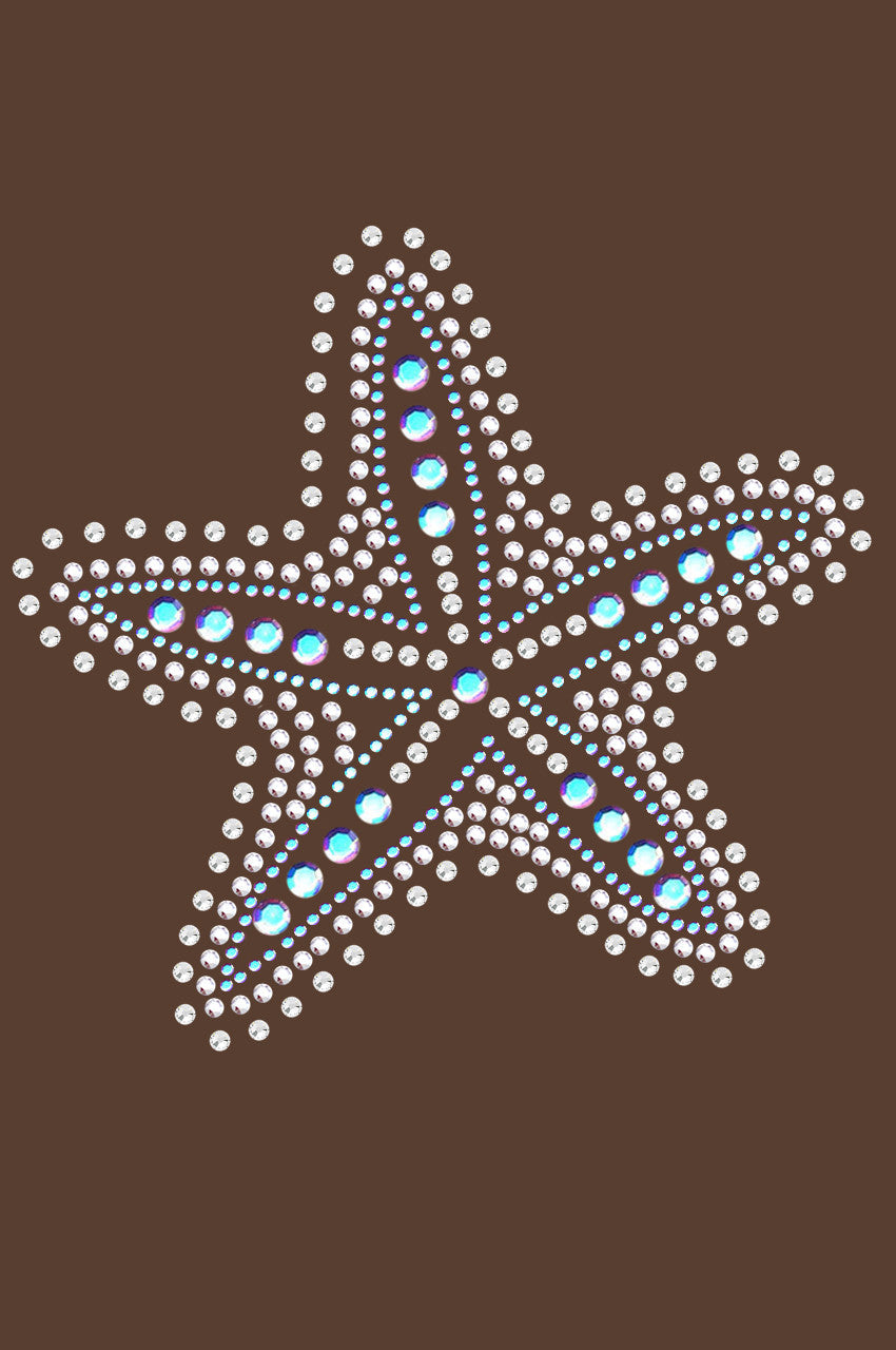 Iridescent AB Starfish - Bandanna