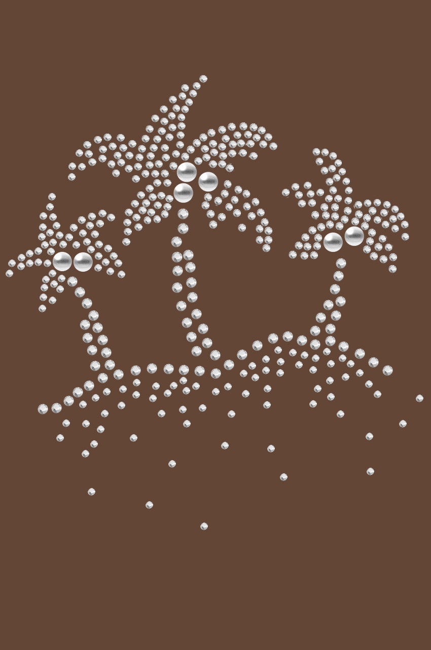 Palm Trees (Silver) - Women's T-shirt