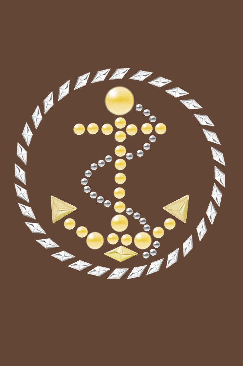 Anchor Circle (Nailhead) - Bandanna
