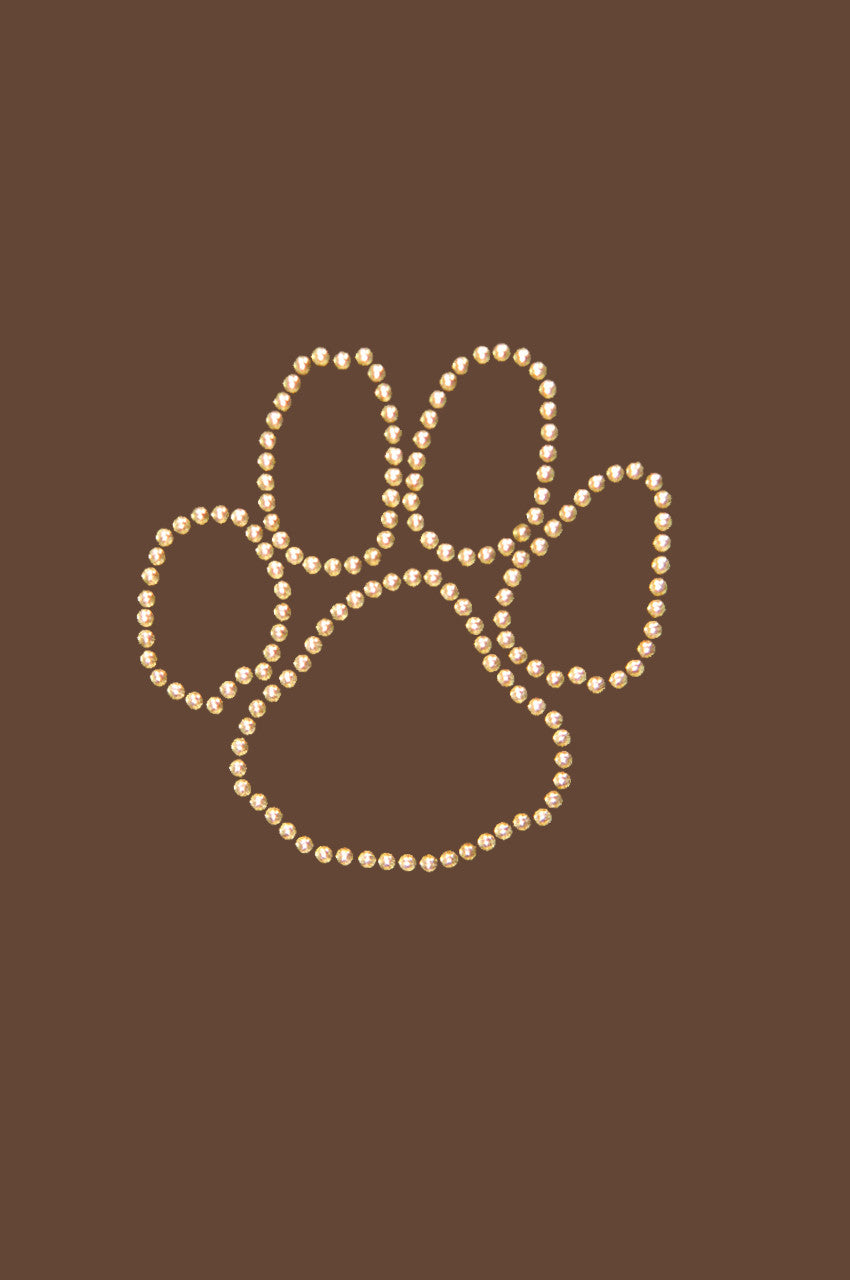 Paw (Gold Nailheads) bandana