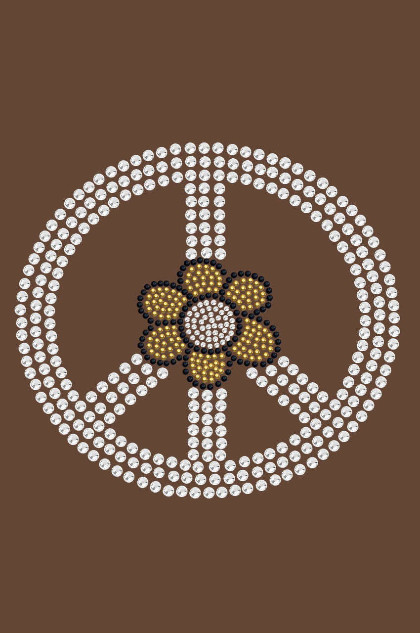 Peace Sign with Daisy - Bandanna