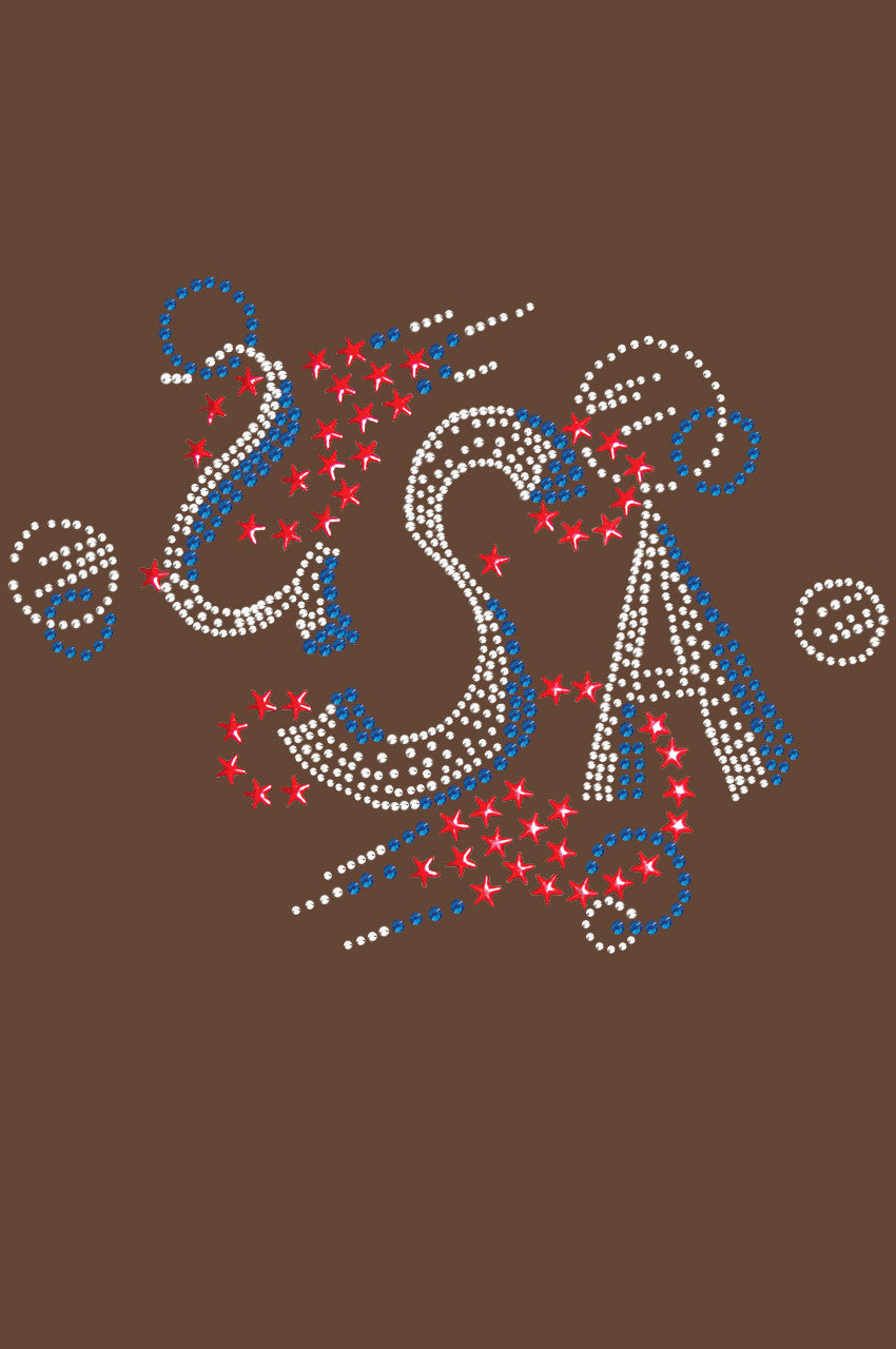 Large USA - Womens T-shirt