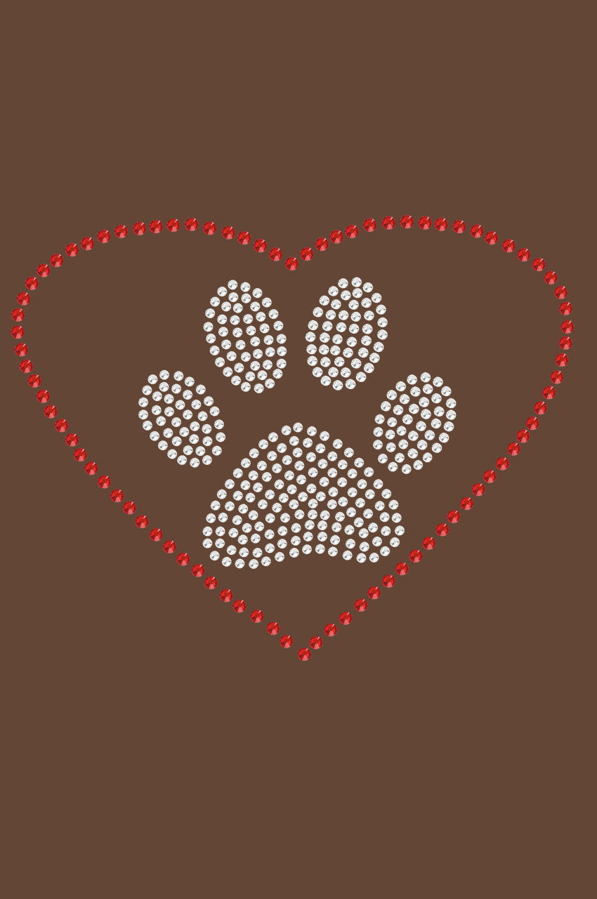 Heart with Paw bandana