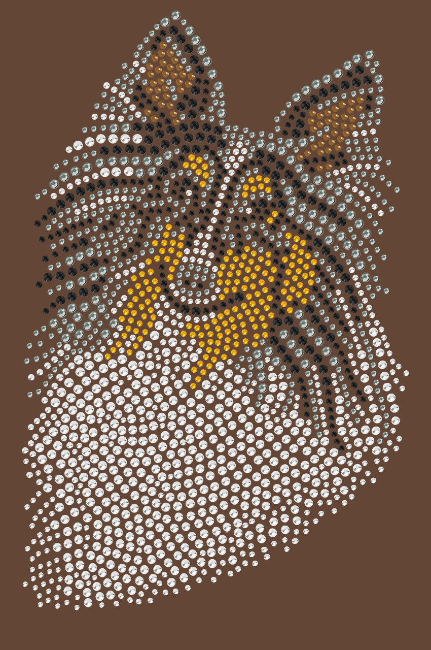 Sheltie Face (Tri Color) - bandana