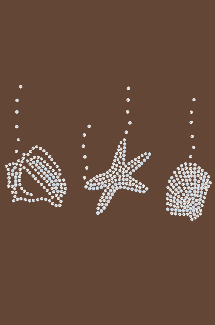 Sea Shells (White Pearl) - Womens T-shirt