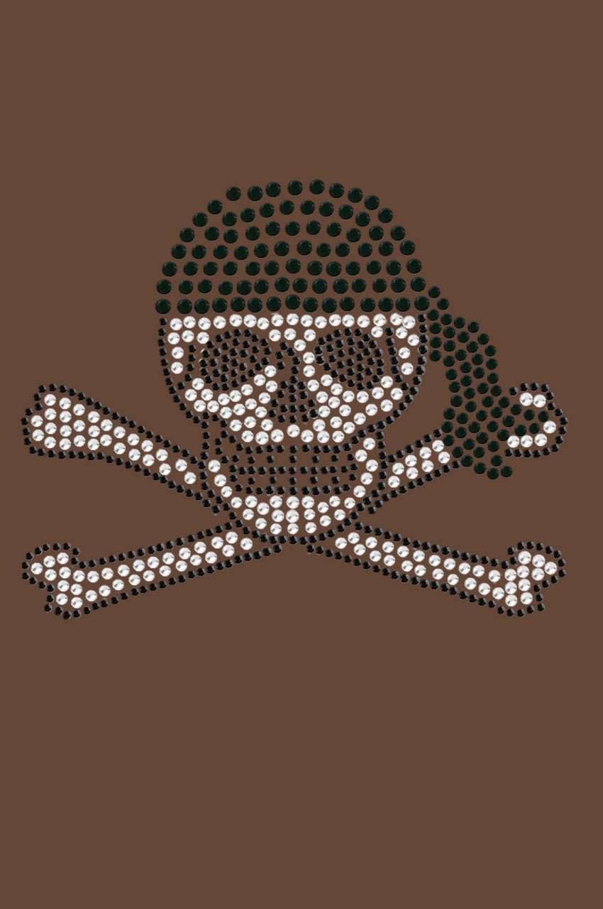 Skull with Black Bandanna - Bandanna