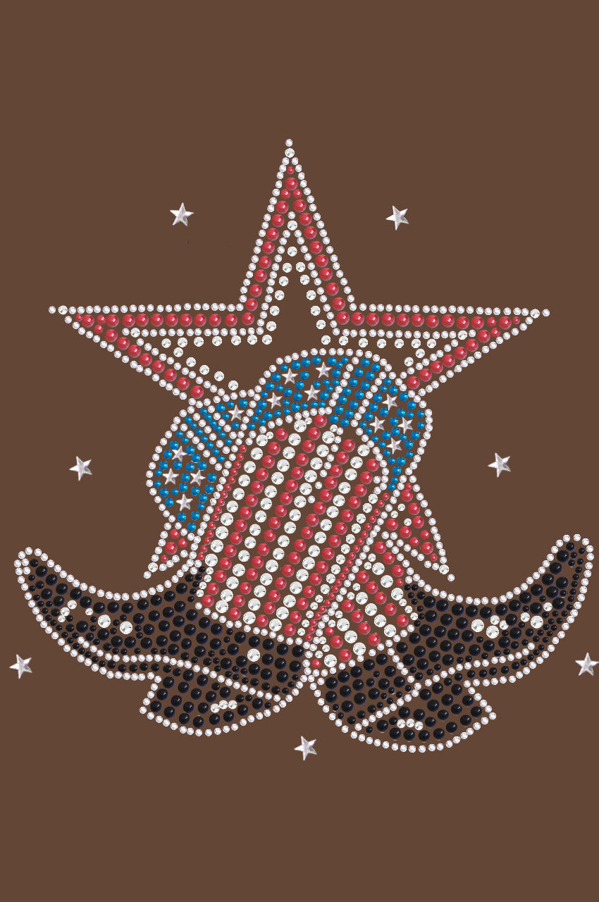 Boots with Star - Womens T-shirt