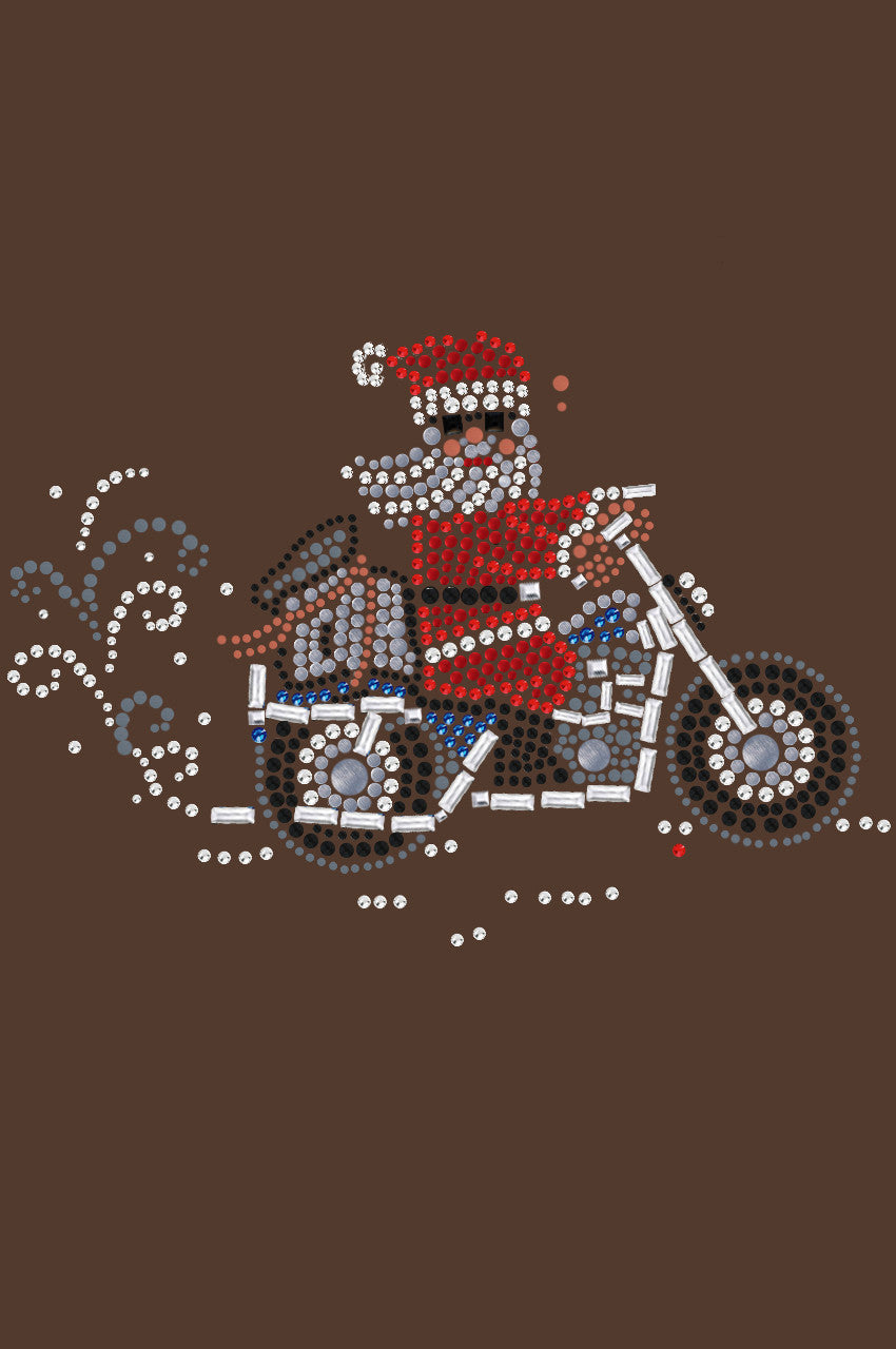 Santa on Motorcycle - Women's Tee