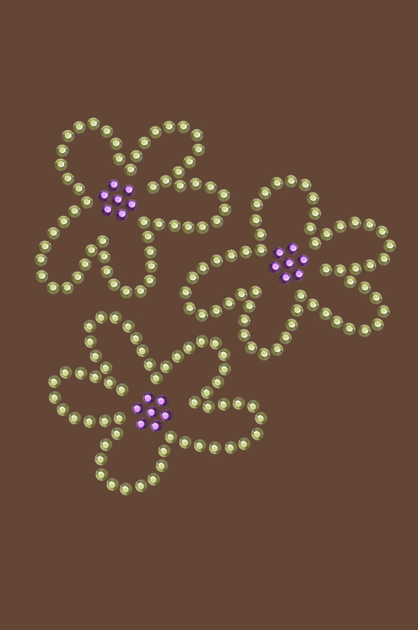 Three Lime Flowers - Women's T-shirt