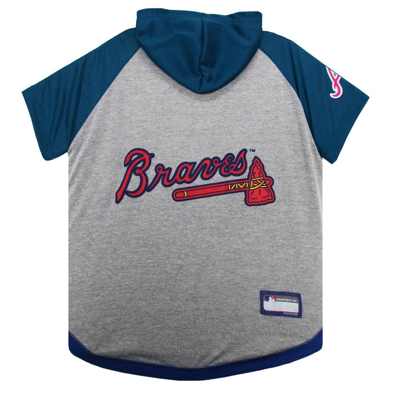 MLB Atlanta Braves Hooded Dog T-Shirt