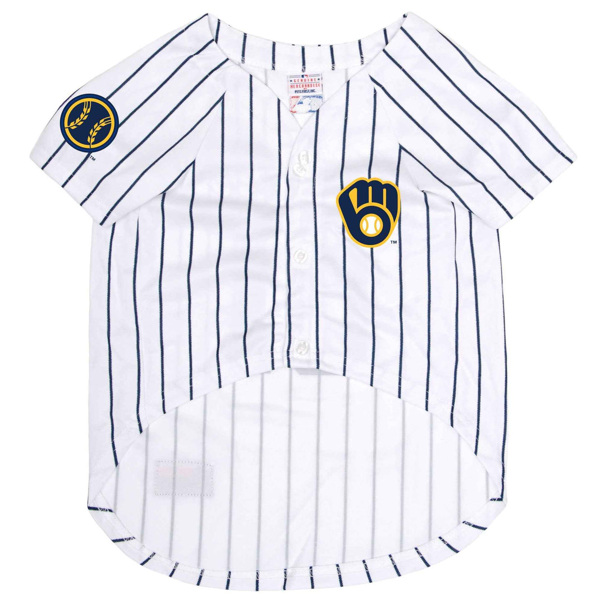 MLB Milwaukee Brewers Mesh Pet Jersey