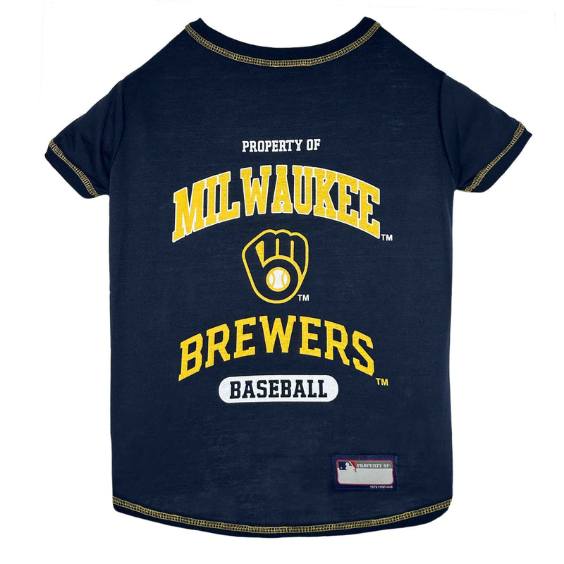 MLB Milwaukee Brewers Dog T-Shirt