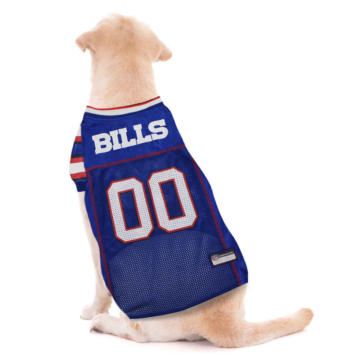 NFL Buffalo Bills Striped Mesh Pet Jersey