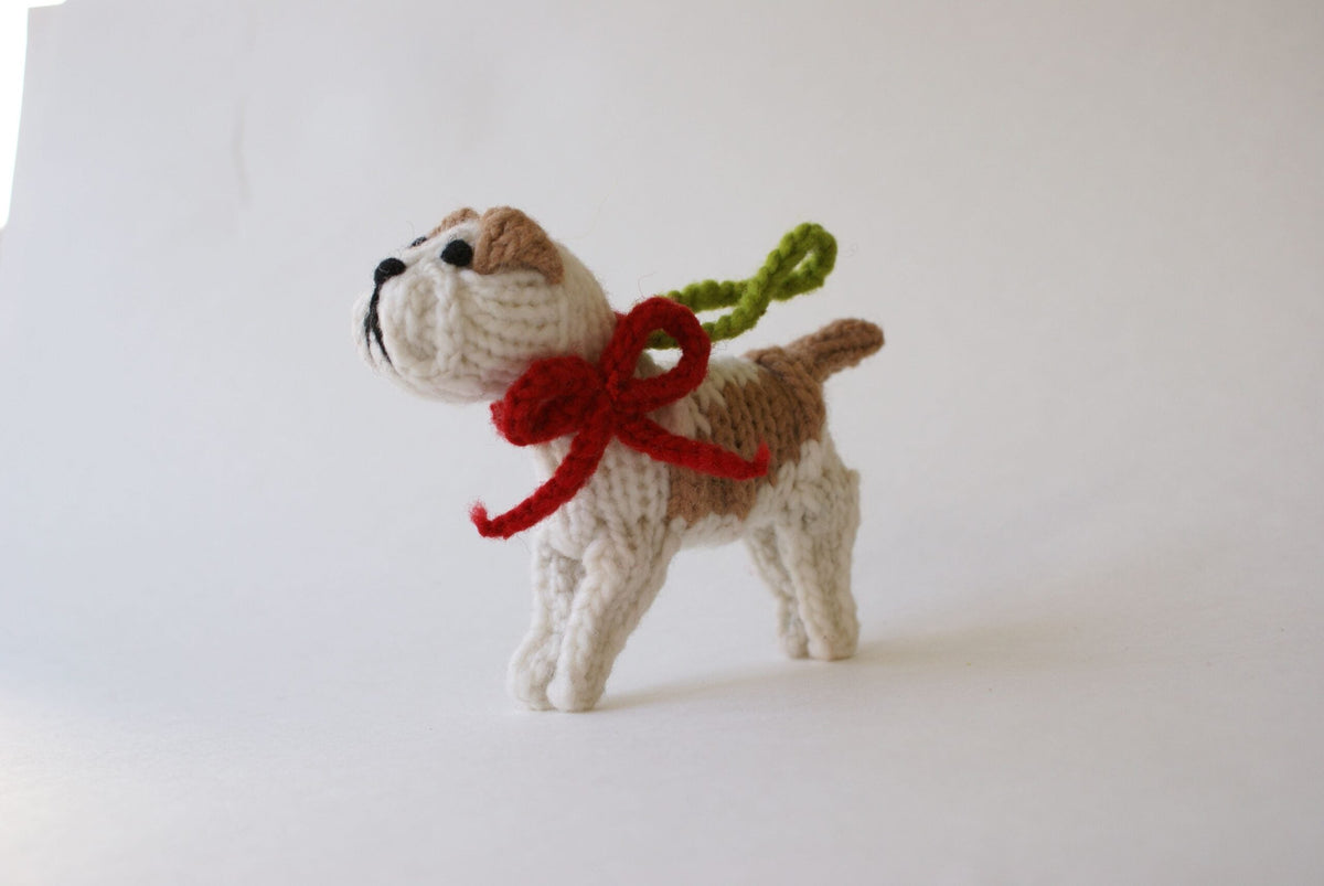 Chilly Dog Bulldog Wool Ornament