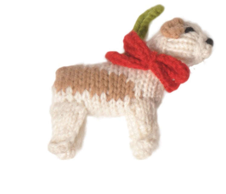 Chilly Dog Bulldog Wool Ornament