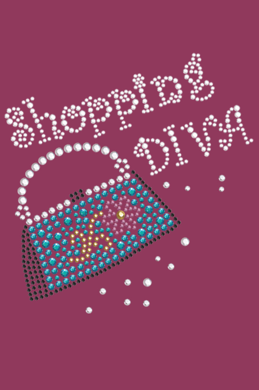 Shopping Diva & Handbag - Bandanna